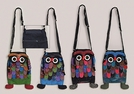TASCHE EULE SORT.TEXT.21X31CM
