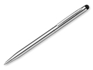 Metallkugelschreiber mit blauschreibenderMine und mit Funktion "Touch Pen".