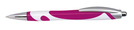 Kugelschreiber Modern, dunkel Magenta, 14,3 cm