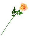Rose -offen- langstielig cremfarben, 65cm, Kunstpflanze