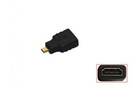 Adapter HDMI 19p (Bu.) - 19p micro (St.) gold