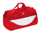 600D Sporttasche "Champ", rot/weiss, ca. 66 x 36 x 29 cm