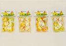 DEKO-EIER-SET 6TLG.Z.HAENGEN POLY SORT.6CM