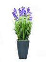 Lavendel, lila, im Dekotopf, 45cm, Kunstpflanze