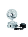 LED Spiegelkugel 13cm mit Leucht-Standfuß