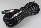 PA-Anschlusskabel XLR/Klinke, 6m, XLR Kupplung / 6,3mm Klinke mono