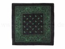 BA-178 Bandana Kopftuch grün mit Paisley Muster