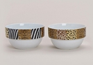 MUESLI-SCHALE TIGER PORZ. 2-FACH SORT.13X7CM