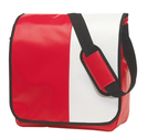 Umschlagtasche "Action" PVC, rot/weiss, ca. 34,5 x 31,5 x 13,5 cm