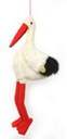 Storch, ca. 75 cm, Plüsch, 1Stück