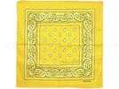 BA-091 Bandana Kopftuch paisley gelb