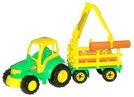 Traktor mit Holzfrachter 'Champion'
