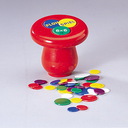 FLOHSPIEL, HOLZ-PILZ 6X6CHIPS, 1Set