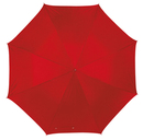 Golfschirm,Holzgriff "Rainy", rot, Ø131 cm