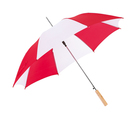 Autom.Stockschirm"Salsa",Rot/Weiss, Ø102 cm