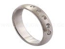 Edelstahlringe Edelstahlring Ringe m. Stein