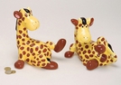 SPARDOSE GIRAFFE 2-FACH SORT.KERAMIK 18CM
