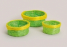KORB-SET RUND AUS GRAS SISAL 3-TLG.