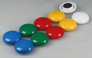 Magnet-Set verschiedene Farben, Ø30mm, Höhe 5mm