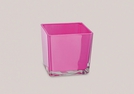 BLUMENTOPF OHIO GLAS VIOLETT 13X13X12CM
