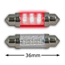 LED-Sofitte rot, 6 LED/1.8 mm, 36 mm, DC12V (2 St.)
