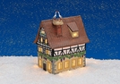 WINDL.-STORCHENHAUS PORZELLAN 15X11X17CM