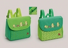 RUCKSACK SCHILDKROETE NYLON 2-F.S.25X12X22CM