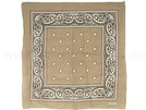 BA-070 Bandana Kopftuch paisley braun