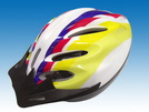 Helm für Radfahrer, Regenbogenfarben, Größe: 55 - 59 cm, 1 Stück