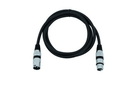 Kabel MC-215, XLR m/f, 2x1.5mm², 1,5m, sw