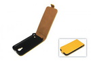 Tasche (Flip Slim) für Samsung I9190 Galaxy S4 mini yellow