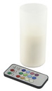 LED-Kerze McShine ''RGB Candle'' RGB inkl. Glas-Becher und Fernbedienung