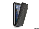 Star-Case® Flip ''Roma'' Linea für Nokia Lumia 620 echt Leder Black