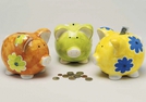 SPARSCHWEIN KERAMIK BLUMEND.M.SCHLOSS 17X16CM