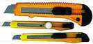 Abbrechmesser-Set 3-tlg. 2x 9mm-Messer, 1x 18mm Messer