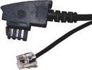 Telefonkabel TAE-N, 10m schwarz