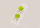 TEELICHTHALTER F. 2 TEELICHTER GLAS 16X6CM