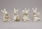 HASE SITZEND M.EI TON 4-FACH SORT.13CM