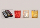 WINDLICHT GLAS WEIHNACHTEN 3-F.S.7X8CM