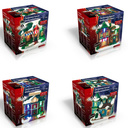 Weihnachtshaus mit 4 LED