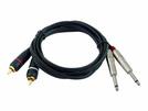 Kabel KC2-10 2xKlinke mo/2xCinch 1 m