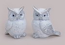 EULE AUS TON WEISS 2-F.S.16X13X18CM