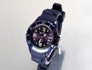 navy Viper Silikonuhr mit Datum little face Ø ca.
