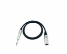Kabel XK-09 XLR-male./Klinke-St.mono 0,9m