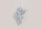 ENGEL Z.H.KUNST.GLITTER SILBER 14CM