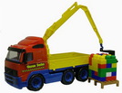 LKW mit Kran + Bausteine SuperMix - 30 Teile je Palette