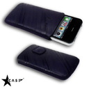 Star-Case® Nova ''Linea'' for Apple IPhone 4. 4S echt Leder Purple