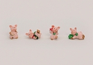 GLUECKSSCHWEINE MINI POLY 4-F.S.2,5CM