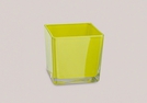 BLUMENTOPF OHIO GLAS LEMON-GRUEN 13X13X12CM