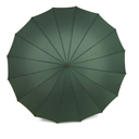 Stockschirm, Pongee-Polyester, Farbe: Gruen, Groesse: Ø 113 x 91 cm